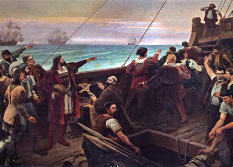 The Arrival of Pedro Álvares Cabral; A Portuguese Navigator Setting Foot on Brazilian Shores and Unlocking the Doors to Colonization